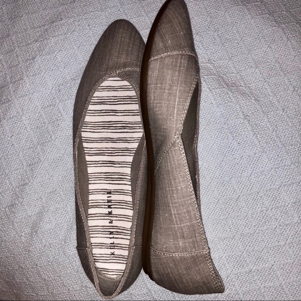 Kelly & Katie Zoe Canvas Ballet Flats | NWOT - (#1307) - Picture 4 of 8